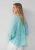 s.Oliver Blouse  turquoise / wit