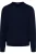 MAERZ Superwash Trui V-hals donkerblauw, Effen