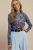 Studio Anneloes Rea Mesh Leopard Top 13582 T-shirt Lange Mouw 6400 Jeans