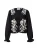 VILA Blouse ‘VIPOLENE’  crème / zwart