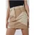 IRO Paris Kringa Leather Skirt In Beige