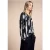 Street One Dames Bedrukte blouse in Zwart