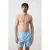 Mango Man zwemshort met paisley print – lichtblauw