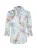 Franco Callegari Blouse  lichtblauw / appel / koraal / wit