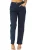 MYT Damesjeans met elastische taille aan de zijkant in donkerblauw