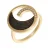 Orphelia Dames 925 Sterling Zilveren Ring – Goud zr-7371