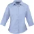 Premier Dames/Dames Popeline 3/4 Mouwen Blouse (Middenblauw)