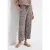 Street One Dames Broek met gedessineerde Wide Legs in Bruin