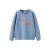 Mango Kids sweater met tekst – blauw