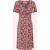 Topvintage exclusive ~ Devon Ditsy jurk in bruin en roze