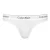 Calvin Klein Dames/Dames Logo Katoenmix String (Wit)