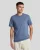 Mistblauw T-shirt met Lyle & Scott-logo op de borst