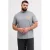 JACK & JONES PLUS SIZE regular T-shirt grijs