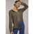 Bella Dahl Flowy Button Down Herb Green