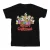 Disney Heren Mickey Mouse en vrienden Kerstmis T-Shirt (Zwart)