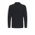 Matinique trui met wol en ingebreid patroon donkerblauw