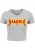 Mister Tee Shirt ‘Badgirls’  grijs / oranje / rood