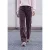 Broek met High Waist en Wide Leg pijpen in casual pasvorm