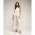 Set van mouwloze top met striksluiting en broek met elastiek