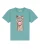 watabout.kids Shirt ‘Alpaka’  beige / turquoise / bruin / rosa