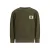 Like Flo rechtvallende sweater met backprint – olijfgroen
