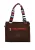 Mindesa Schoudertas  lichtblauw / donkerbruin / rood / wit