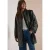 Lange blouson met wol