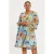 YOEK midi jurk met bloemenprint multicolor