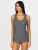 zd ZERO DEFECTS Onderhemd ‘Juno Tank top soy fiber’  donkergrijs