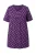 Ulla Popken Shirt  lichtlila / donkerlila / wit