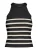 VERO MODA Gebreide top ‘SABA’  zwart / wit