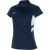Nike Dames Contrast Panel Raglan Polo Shirt (Effen Marineblauw/Effen Wit)