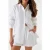 GUESS Ls Gen Linen Shirt Pure White