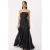 TRENDYOLMİLLA Dames Zwart Effen Maxi Mouwloos Recht Avond & Gala Jurk