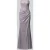 Unique maxi-jurk met vetersluiting in off-shoulder-look