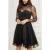 GUESS Marciano By  Mei Lace Dress Jet Black