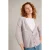 White Stuff Naria Stripe Linen Blend Cardi Natural Multi