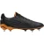 Puma King Heritage voetbalschoenen voor heren, voor zachte ondergrond (Zwart/Oranje)