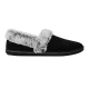 Skechers Meisjes Cozy Campfire Team: warme, platte pantoffels met voering van imitatiebont (Zwart)