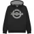 Lambretta Heren Target Geruit Hoodie (Zwart)