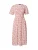 PIECES Blousejurk ‘PCTALA’  citroen / oudroze / knalrood / wit