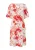s.Oliver BLACK LABEL Jurk  ecru / blauw / pink / bloedrood