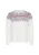 FENIA Trui  donkergrijs / fuchsia / wolwit