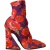 Dolce & Gabbana Paarse Bloemen Jerseystretch Laarsjes