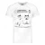 Star Wars Officiële heren Haynes Darth Vader T-Shirt (Wit)