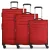 Worldpack Kofferset ‘Chicago ‘  donkerrood