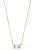 XENOX Ketting ‘Spotlight’  goudgeel / transparant
