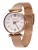 FOSSIL Analoog horloge  rose-goud / wit