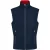 Regatta Heren Ascender Softshell 2-laags bodywarmer (Marine/Klassiek Rood)