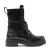 Lazamani leren veterboots zwart